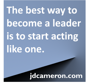 Act like leader